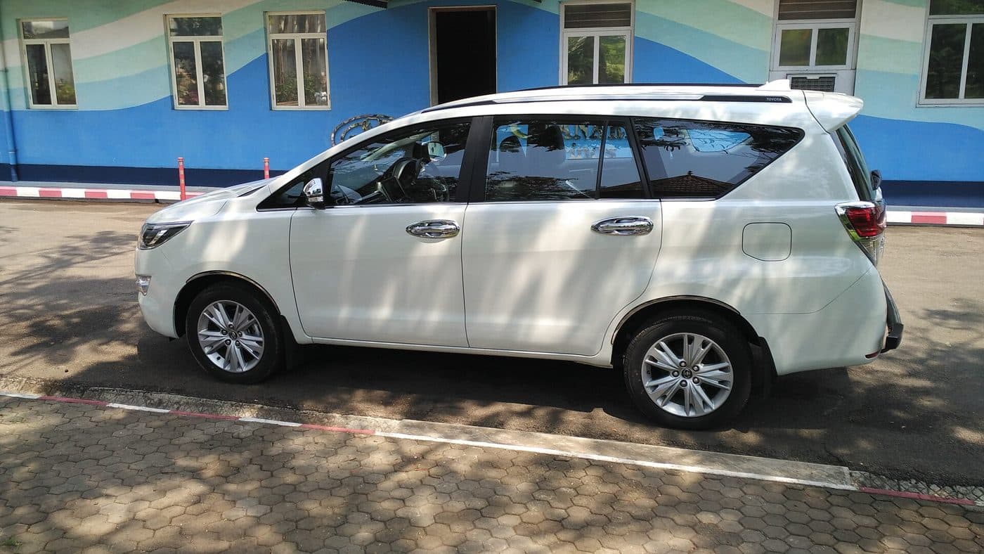 Toyota Innova Crysta available for booking in Salooni